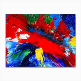 Acrylic Extruded Painting 36 Canvas Print