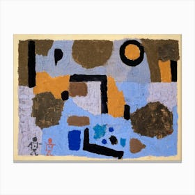 With The Two Lost Ones, Paul Klee Canvas Print