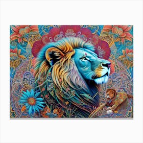 Lion Painting 63 Canvas Print