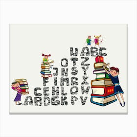 Children'S Books Canvas Print