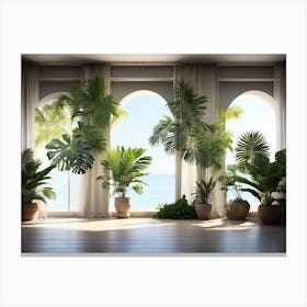 Tropical Room Canvas Print