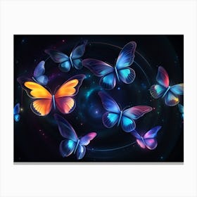 Butterfly Hd Wallpaper 1 Canvas Print