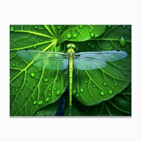 Dragonfly Eastern Pondhawk Colourful 3 Canvas Print