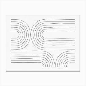 Wavy Lines 1 Canvas Print