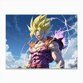 Dragon Ball Z Wallpaper 89 Canvas Print