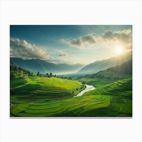 The Valley of Life Canvas Print