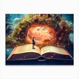 Joy Of Reading 8 Canvas Print