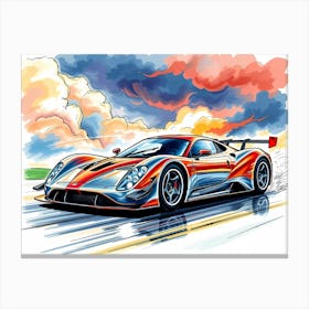 Racing Car 2 Canvas Print