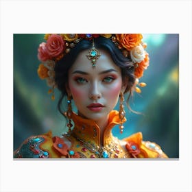 Chinese Girl 1 Canvas Print