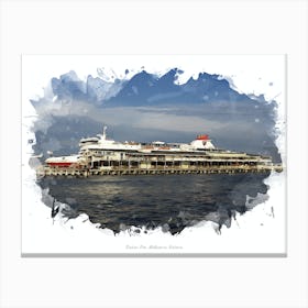 Station Pier, Melbourne, Victoria Canvas Print