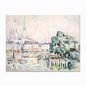 Rouen (ca. 1920), Paul Signac Canvas Print