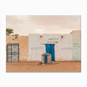 Village In The Desert In The Sahara Canvas Print