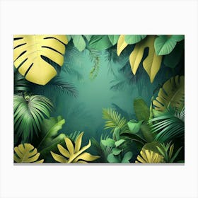 Jungle Background 5 Canvas Print