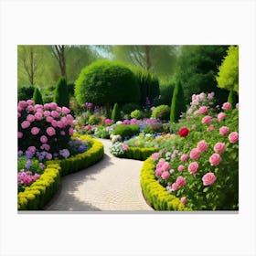 Garden Path Canvas Print