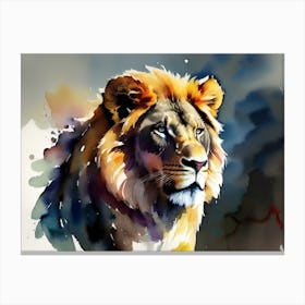 Lion Painting 21 Canvas Print