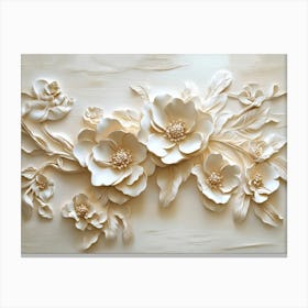 Beautiful 3d Flower 2 Canvas Print