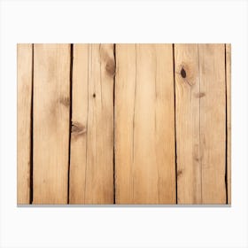 Brown wood plank texture background 1 Canvas Print