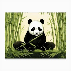 Panda Bear 4 Canvas Print