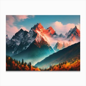 Mountain Landscape 33 Canvas Print