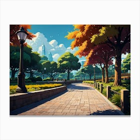 City Park Canvas Print