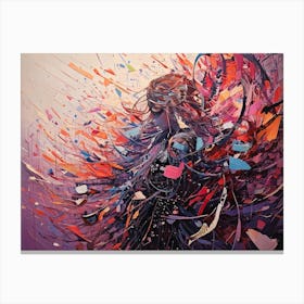 Abstract African Woman - AfriDesigns Canvas Print