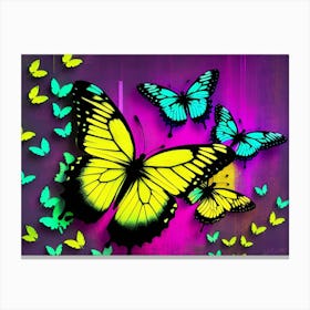 Colorful Butterflies 103 Canvas Print