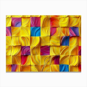 Origami Art Canvas Print