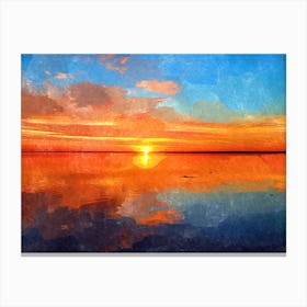 Sunset Shore 12 Canvas Print