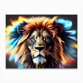 Lion Painting 18 Canvas Print