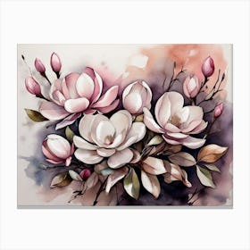 Magnolia In Bloom Canvas Print