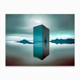 'Blue Box' Canvas Print