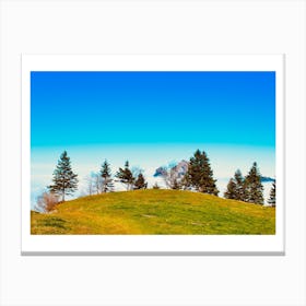Top Of The Mountain Canvas Print