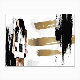 Fashion Illustration 4 Canvas Print