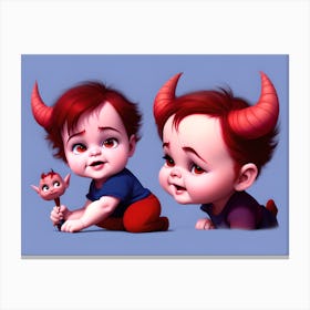 BabyDevil01 Canvas Print