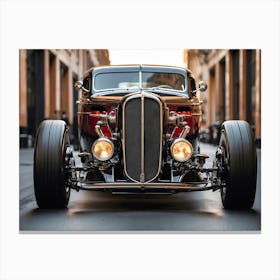 Hot rod vintage car 4 Canvas Print