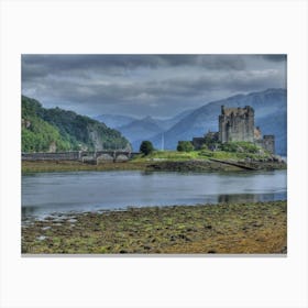 Eilean Donan Castle Scotland HDR Canvas Print