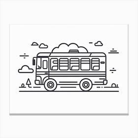School Bus 2 Canvas Print