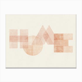 Home  - Typographic Print Canvas Print