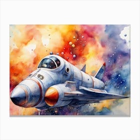Rocket Ship (Water) Canvas Print