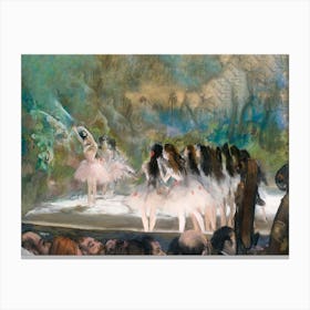 Ballet At The Paris Opéra, Edgar Degas Canvas Print