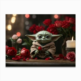 Baby Yoda 1 Canvas Print