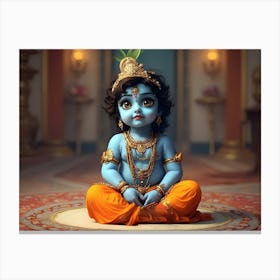 Krishna Canvas Print