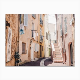 Cannes Old Town Canvas Print