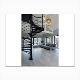 Spiral Staircase Canvas Print