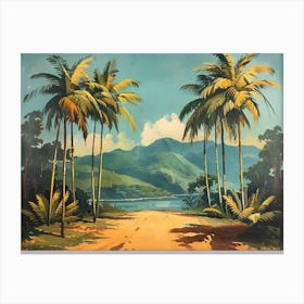 Palm Trees 1 Canvas Print