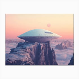 Ufo Spaceship Canvas Print