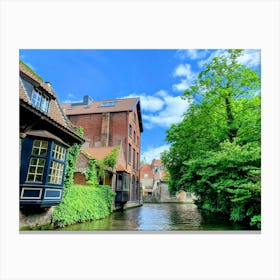 Bruges Canal, Belgium  Canvas Print