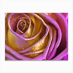 Purple Rose Canvas Print