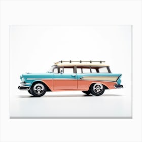 Toy Car 55 Chevy Nomad Canvas Print