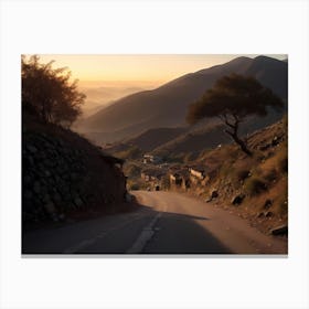 Road In The Mountains 1 Canvas Print